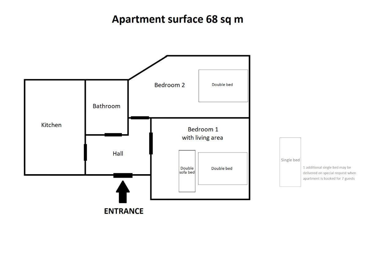 Krakow Old Town 2 Bedroom Royal Apartment Exterior photo
